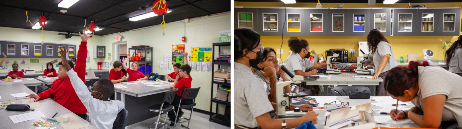 STEM student workstations